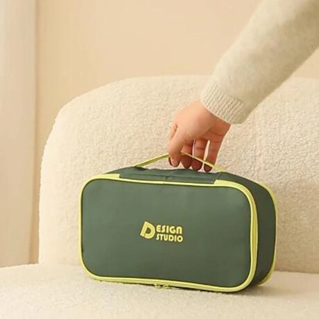 Neceser y organizador de viaje y almacenamiento Verde