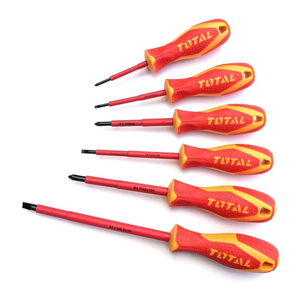 Set De 6 Destornilladores Aislados, 1000v - Industrial Set De 6 Destornilladores Aislados, 1000v - Industrial