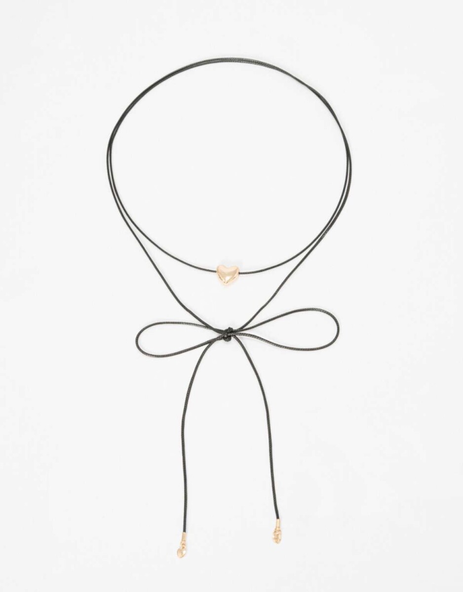 Chocker Con Dijes Corazón - Dorado 