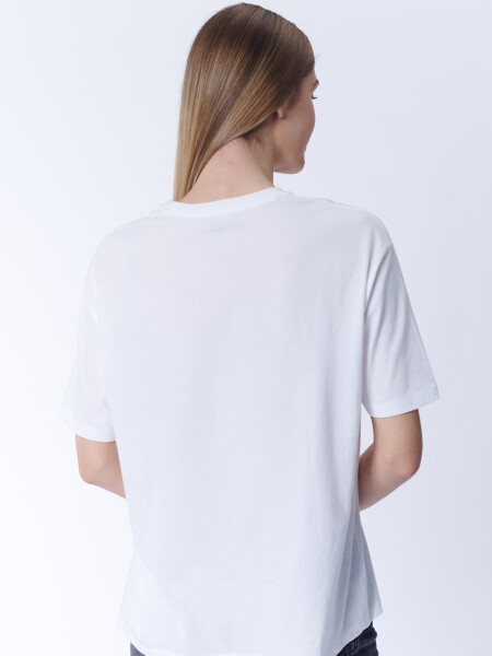 Remera Estampada Go Wild Blanco