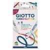 Marcadores Turbo Glitter Giotto x8 Marcadores Turbo Glitter Giotto x8