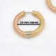 Aros En Oro 18K En Tres Tonos Aros En Oro 18K En Tres Tonos