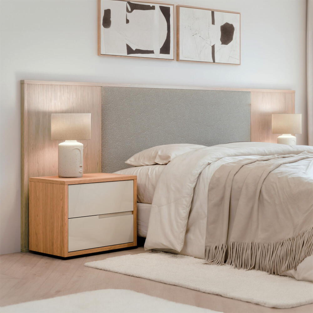 Respaldo 2 plazas Tapizada - Moderna Hanover