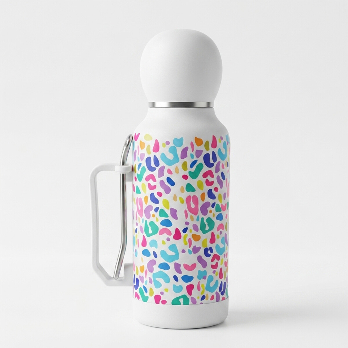 Set De Termo + Mate + Bombilla 1 Litro Acero - Multicolor 