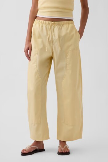 Pantalón Barrel Mujer Maize