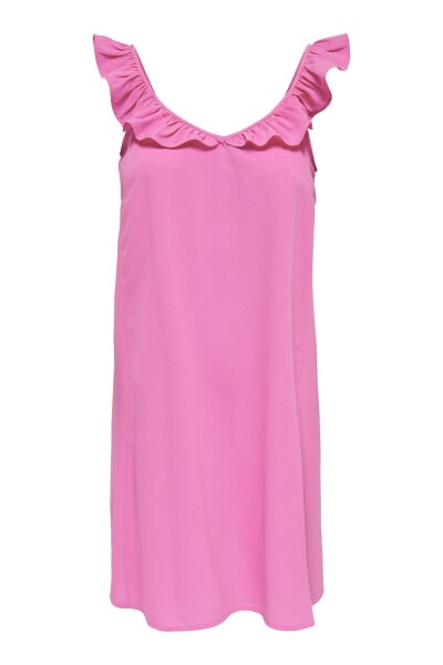 Vestido Zora Con Volantes Super Pink