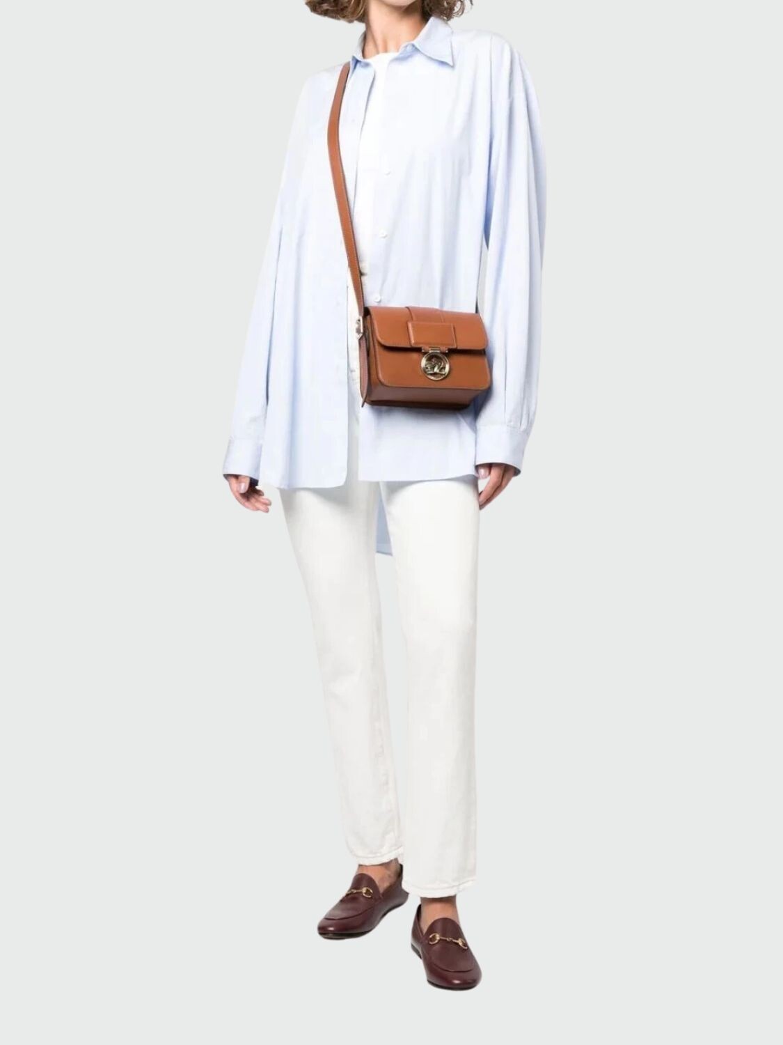 Longchamp -CROSSBODY BOX-TROT L Marrón