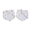 Set x2 babero bandana Rainbow & Suns