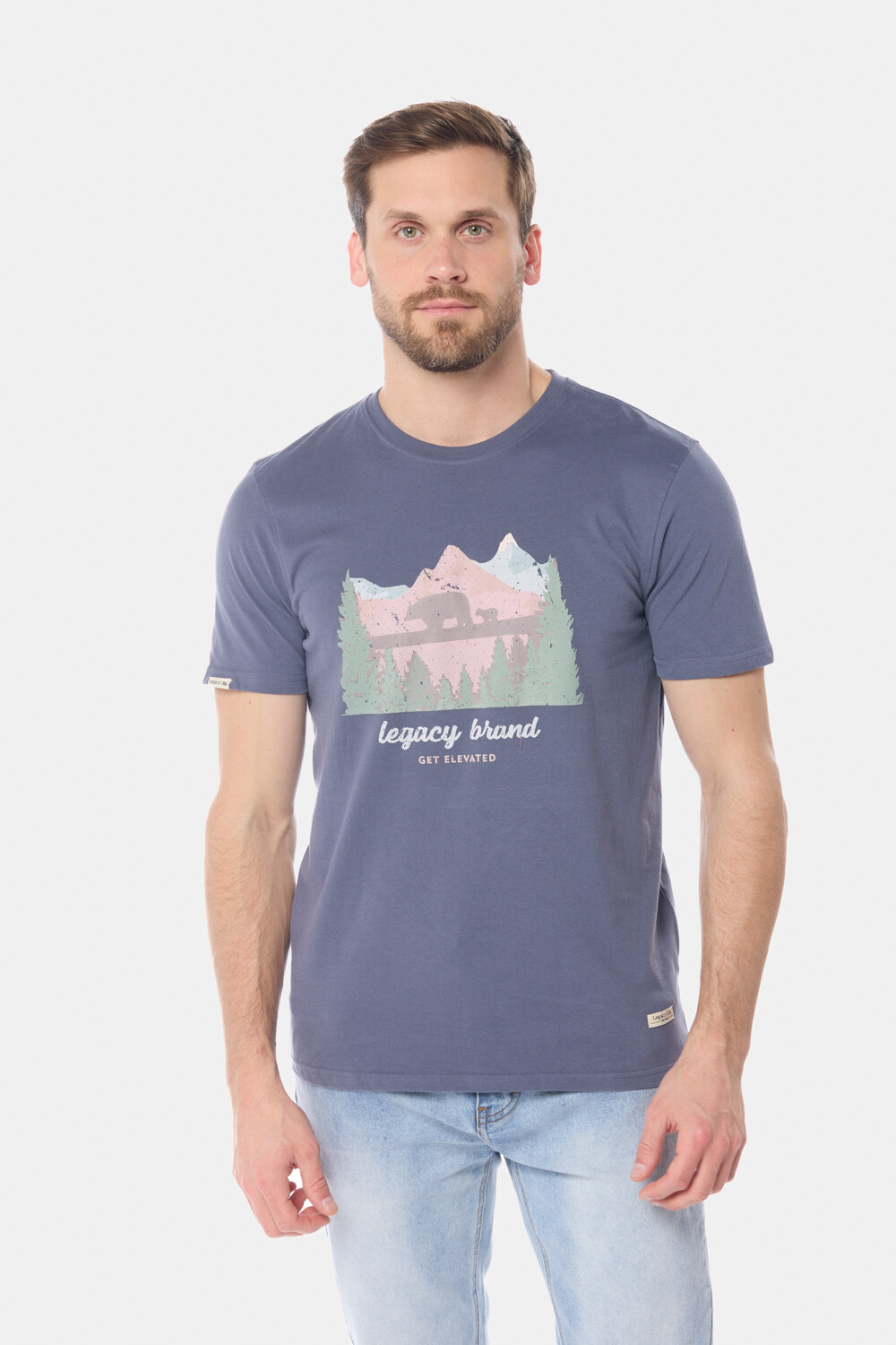 REMERA ESTAMPADA Lila