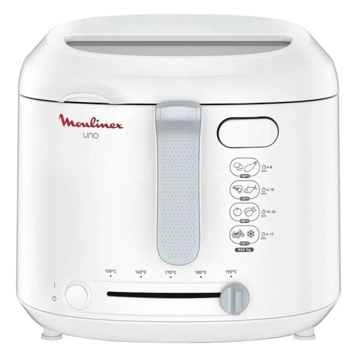 Freidora Con Aceite Moulinex Uno Filtro Antihumo - Blanco 