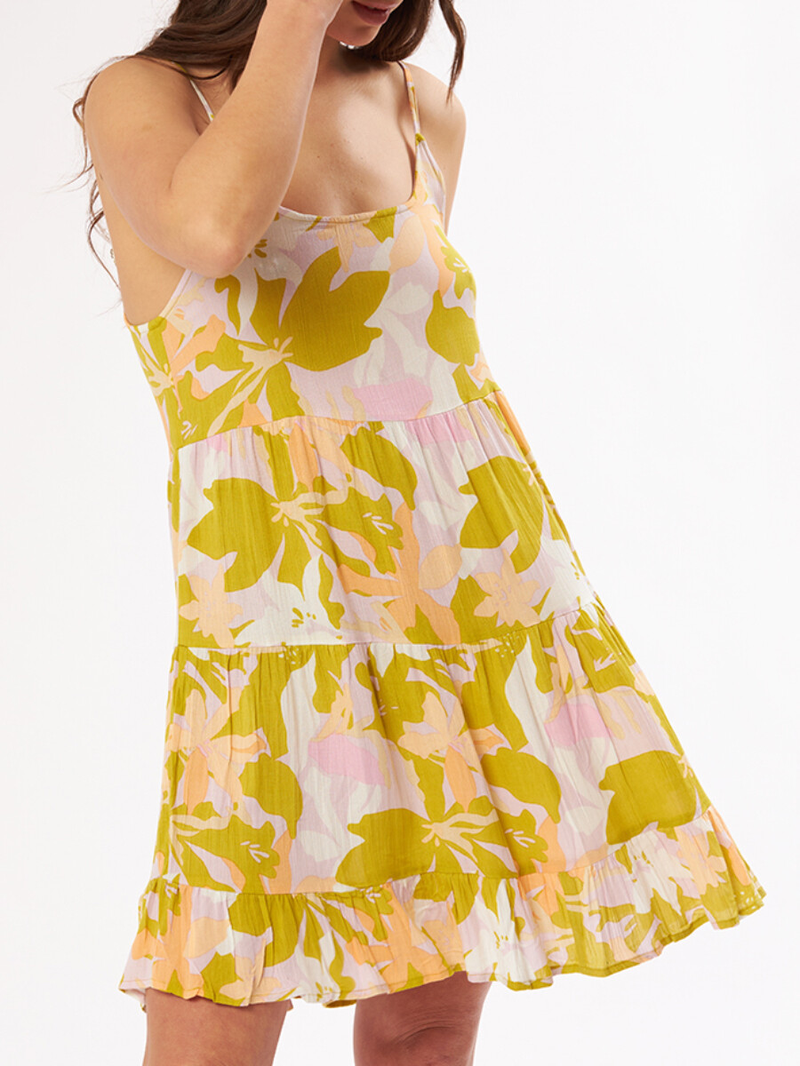 VESTIDO CORTO CANTO RUSTY - Verde 