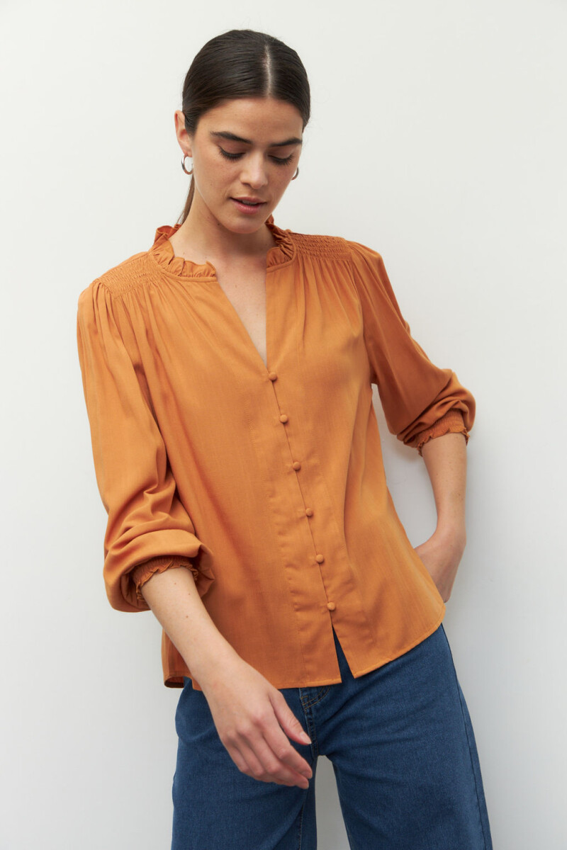 CAMISA AVOCADO Camel