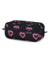 Cartuchera Large Accessory Pouch Happy Hearts Black