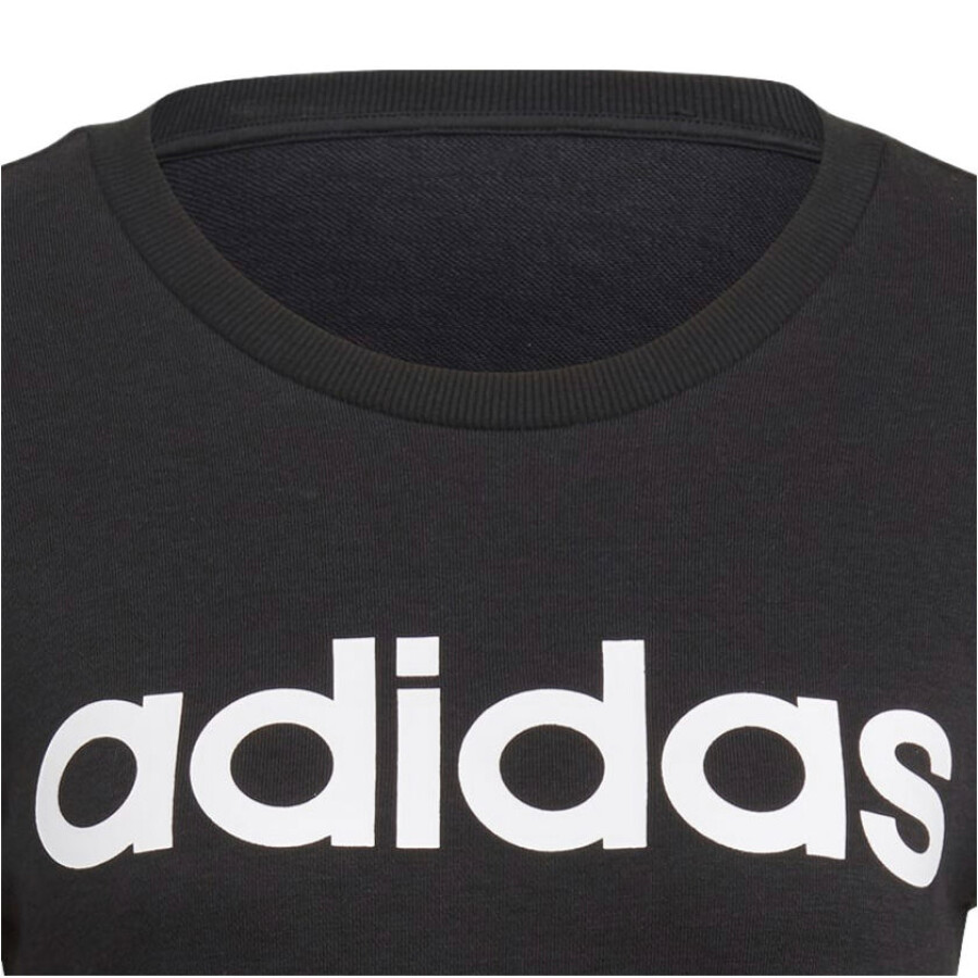 Buzo de Mujer Adidas Essentials Logo Negro - Blanco