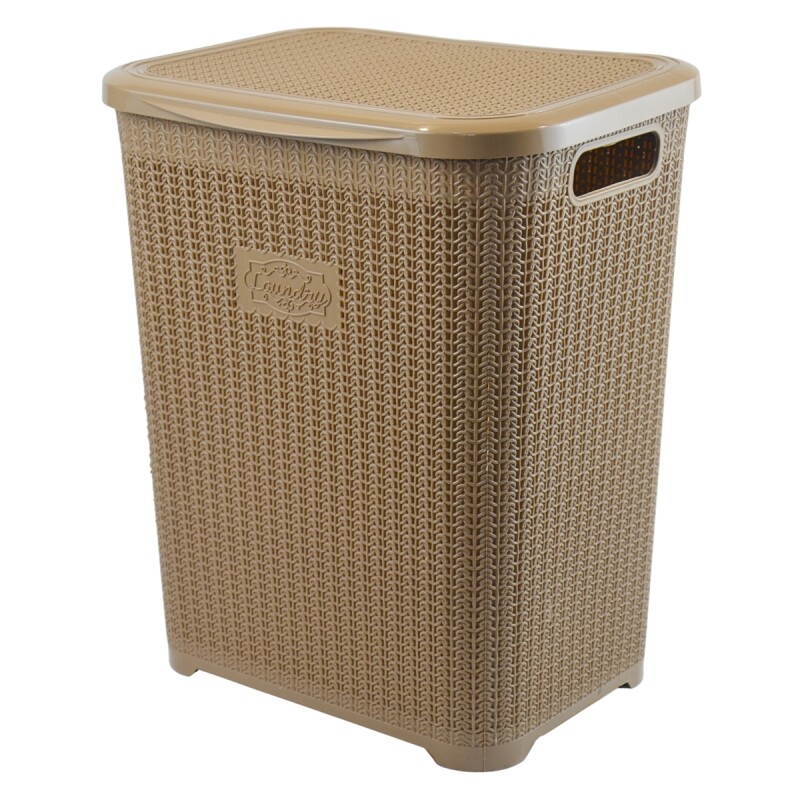 Canasto organizador para ropa 45lts MARRON CLARO