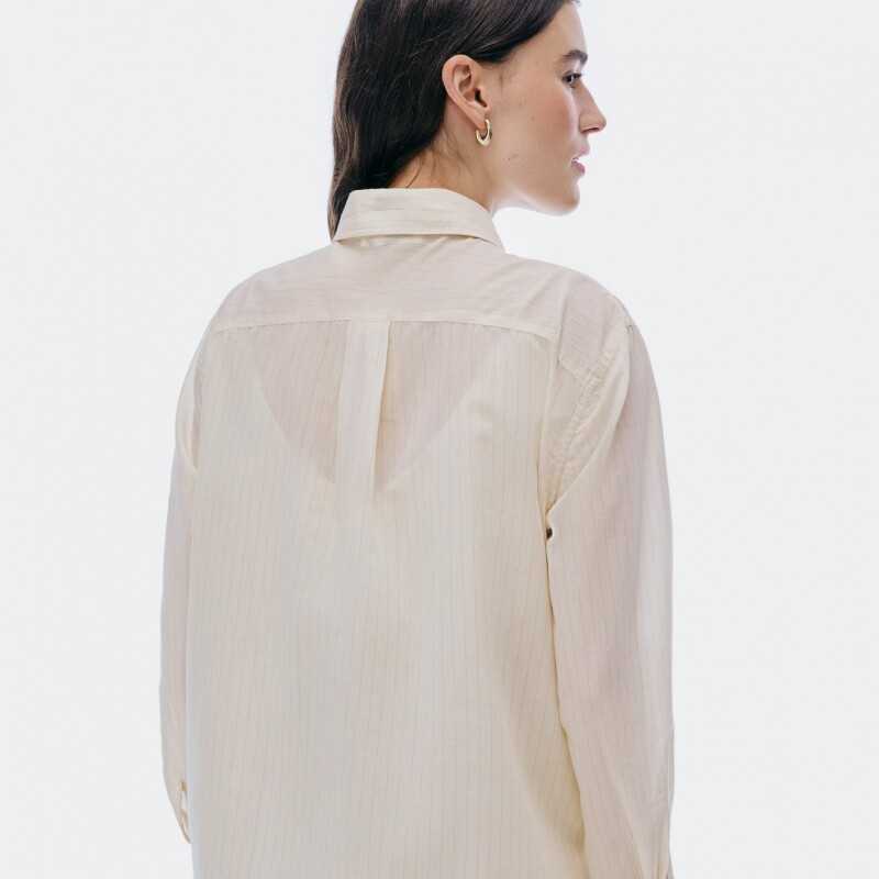 CAMISA FEM CREMA