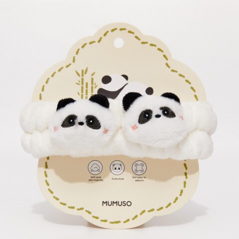 Monkimau Orecchini A Bottone Per Bambina Con Panda – Argento 925 Smaltato – Ipoallergenici