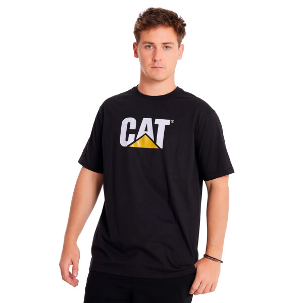 CAT LOGO TEE - CAT NEGRO
