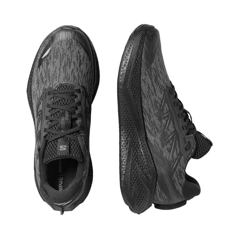 Zapatillas Running Aero Glide 4 Hombre Black/black/asphalt