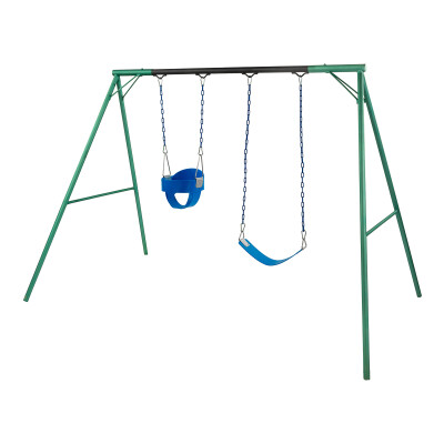 Hamaca de Plaza con 1 hamaca de cincha y 1 hamaca de bebé altura 1,80 mts Hamaca de Plaza con 1 hamaca de cincha y 1 hamaca de bebé altura 1,80 mts