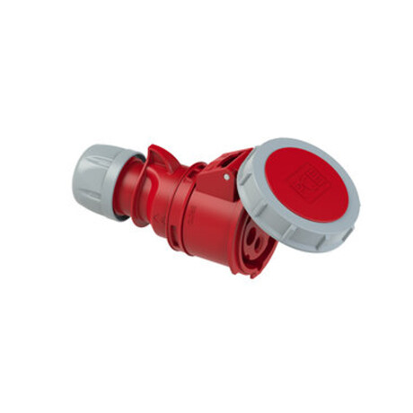 PCE Ficha Hembra IP-67 380/440V H6 rojo 32A 3P+T+N