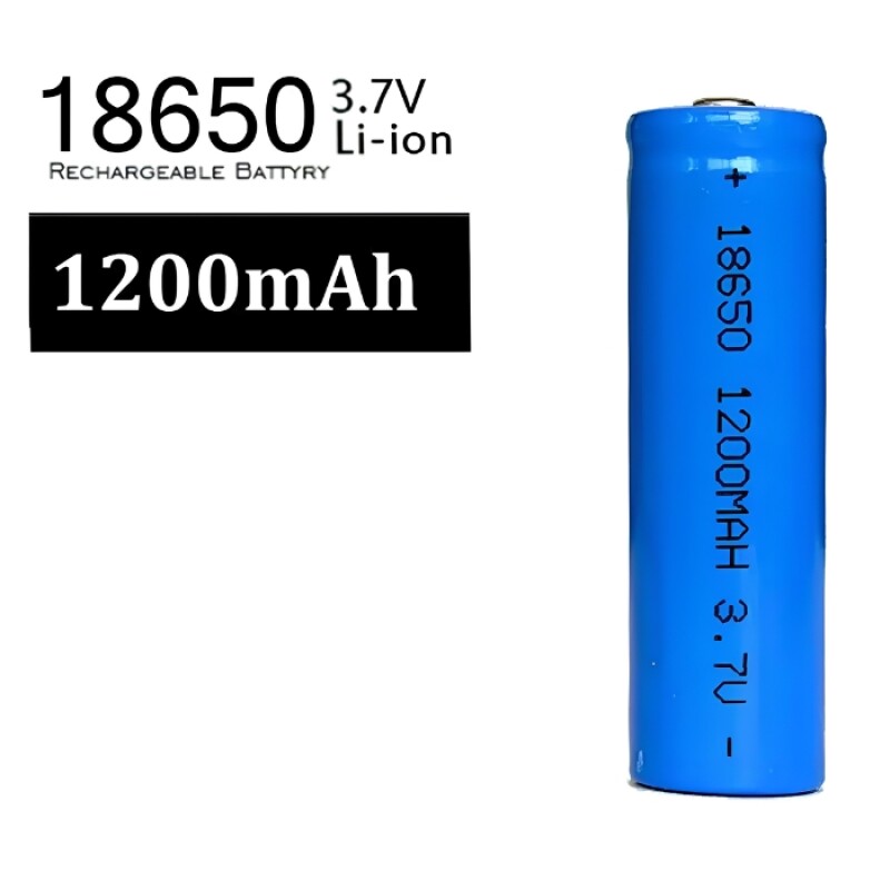 Batería 18650 3,7v 1200 Mha Recargables Pack X 2 Batería 18650 3,7v 1200 Mha Recargables Pack X 2