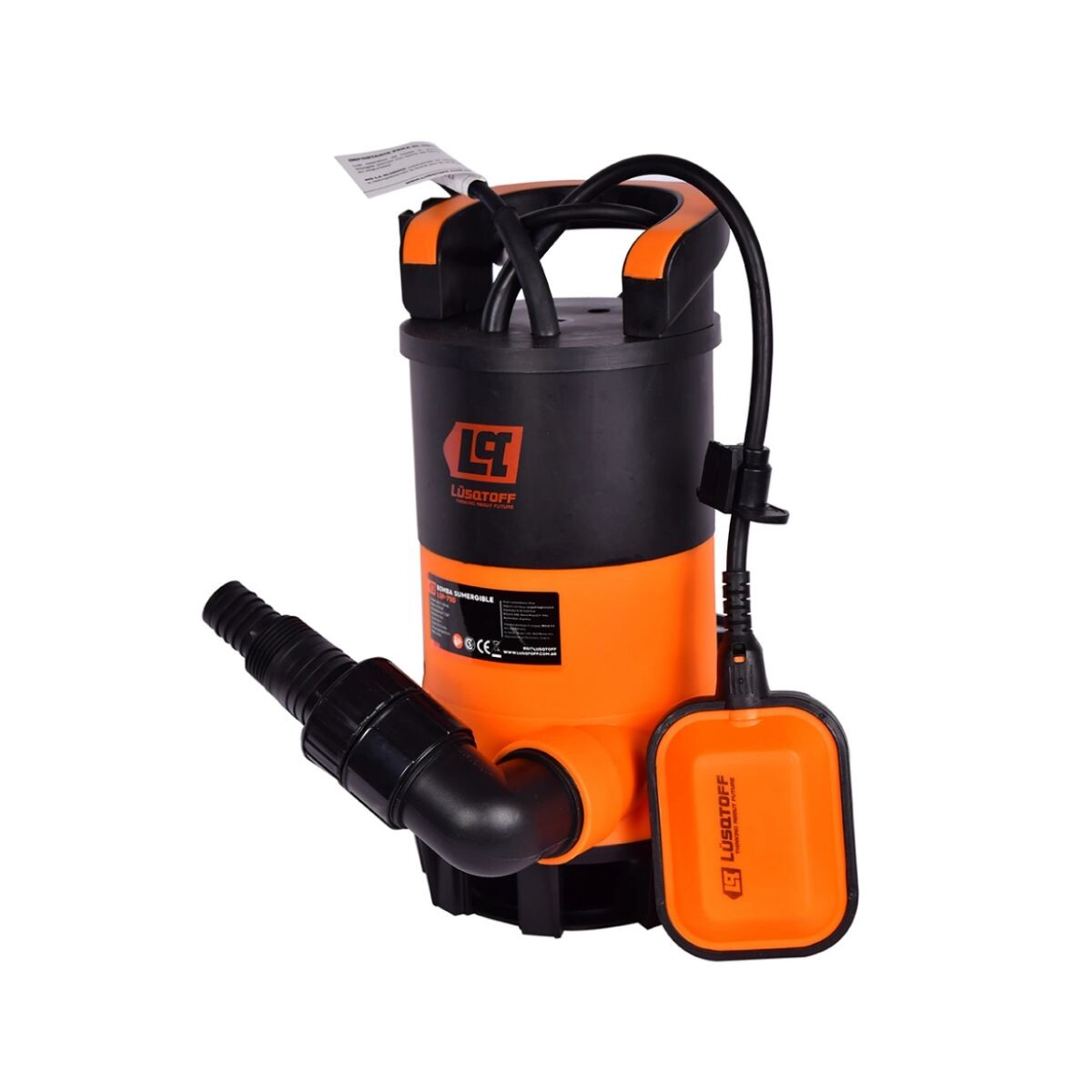 Bomba Sumergible 1hp - 200l/min - 10mts C/filtro Lusqtoff