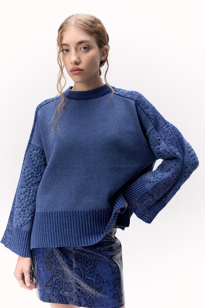 Sweater Cuore Azul