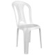Silla de PVC MOR sin posabrazos BLANCA Silla de PVC MOR sin posabrazos BLANCA