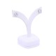 Caravanas oro 18k blanco engarce 4 puntas con brillantes. Caravanas oro 18k blanco engarce 4 puntas con brillantes.