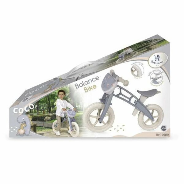Bicicleta Sin Pedales De Cuevas Infantil Niños Chivita Chiva Variante Color Azul