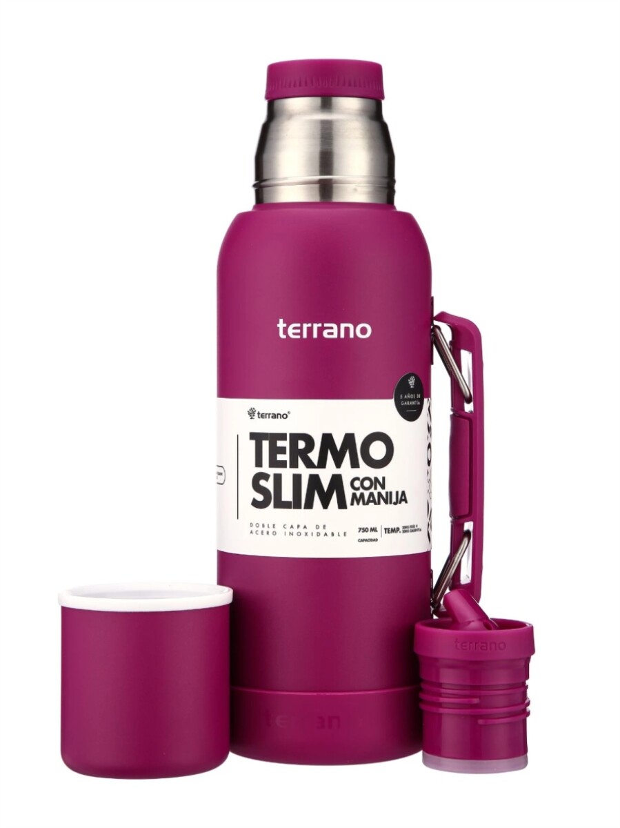 TERRANO TERMO NEW SLIM C/MANIJA+BOTA - Purpura 