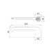 Toallero Barral Corto Epuyen Oro Cepillado 220Mm 000