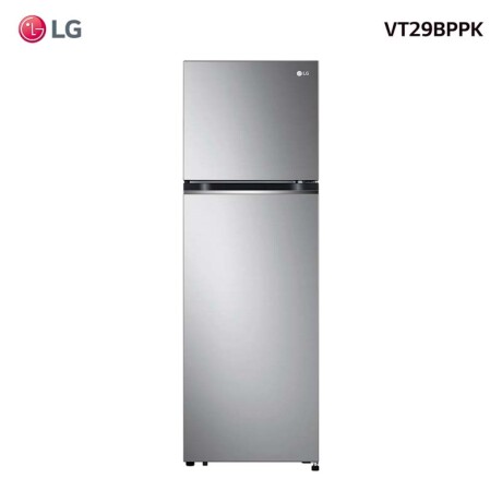 Heladera con Freezer LG 285 L Inverter Gris Inox