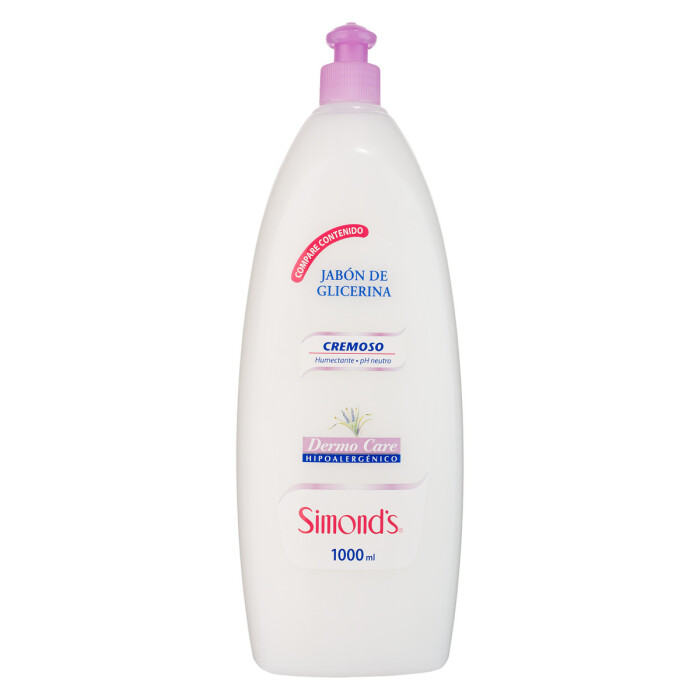 SIMONDS DERMO JABON DE GLICERINA CREMOSO única