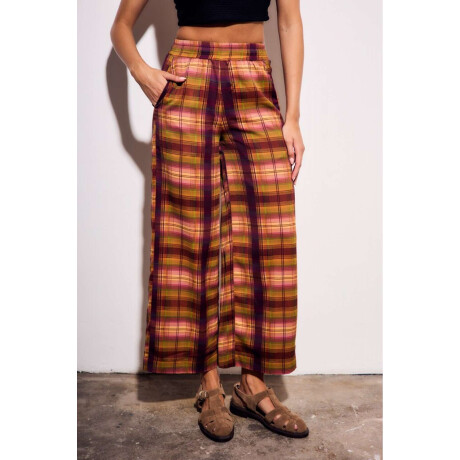 Pantalon Cuadros Multi