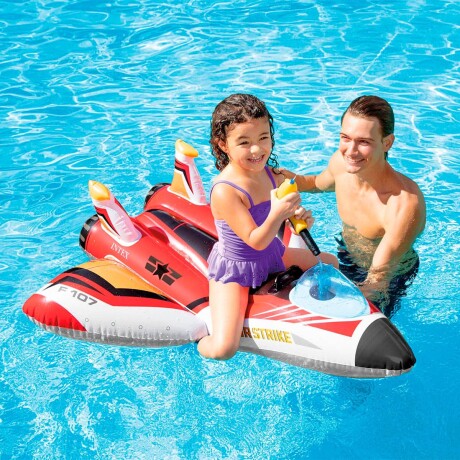 Flotador Intex Avión Inflable Con Pistola De Agua Inx057536