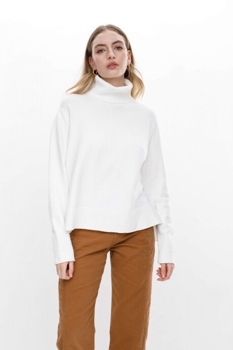 Sweater Polera Serrana Blanco