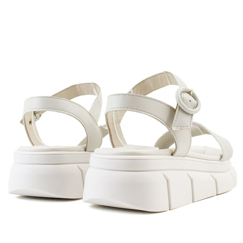 Sandalias - Moleca - Moleca Sandalia con tira ancha de Mujer - 5483.102-26560 Blanco