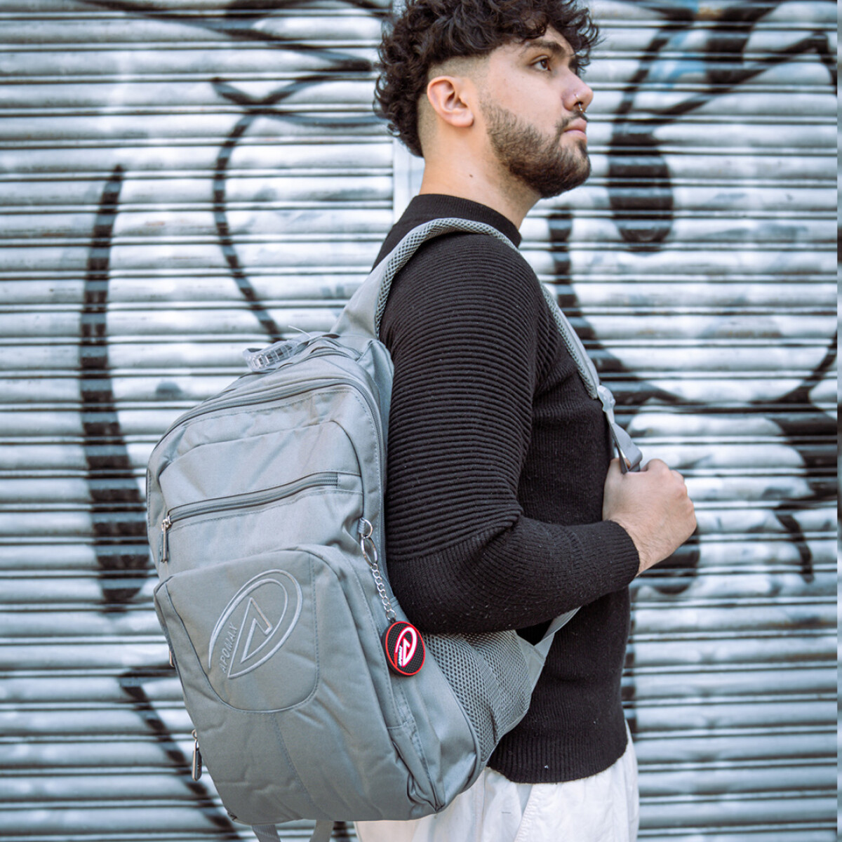 Mochila 17" Apomax - Gris 