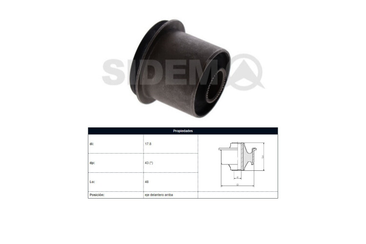 Buje Mitsubishi L200 96-06 Der/Izq Buje Mitsubishi L200 96-06 Der/Izq