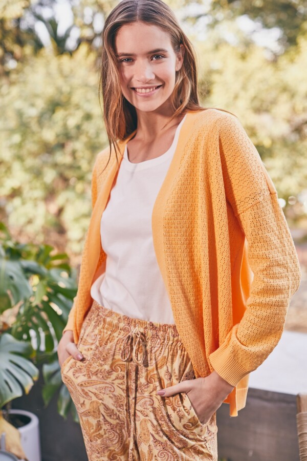 Cardigan Calados Maíz