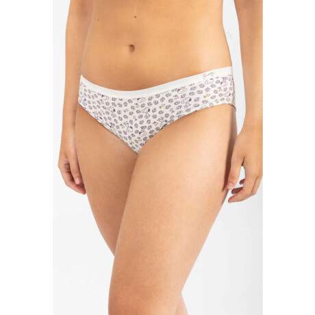 Culotte flower hug Marfil