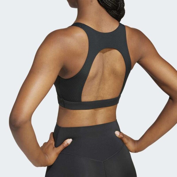 Top Adidas Powerimpact Soporte Medio Negro