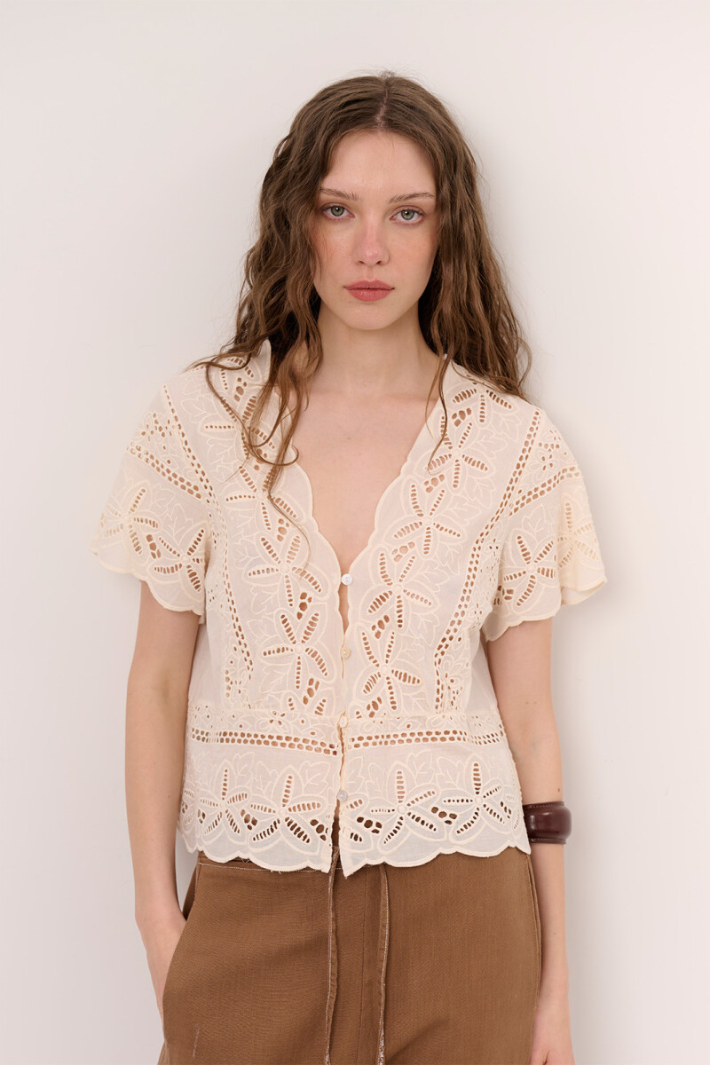 CAMISA ANTONIA VAINILLA