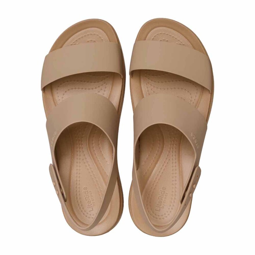 Sandalias Crocs Brooklyn Backstrap Low Low W Mujer Cashew