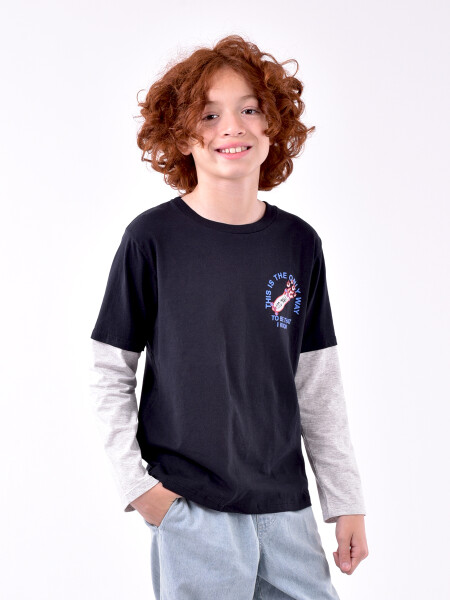 REMERA LUCA NEGRO