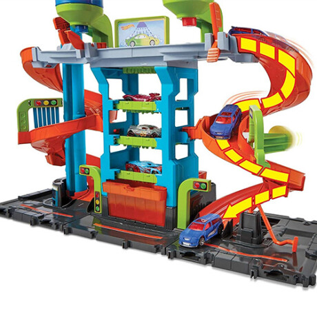 Pista Hot Wheels City Mega Torre de Lavado 001