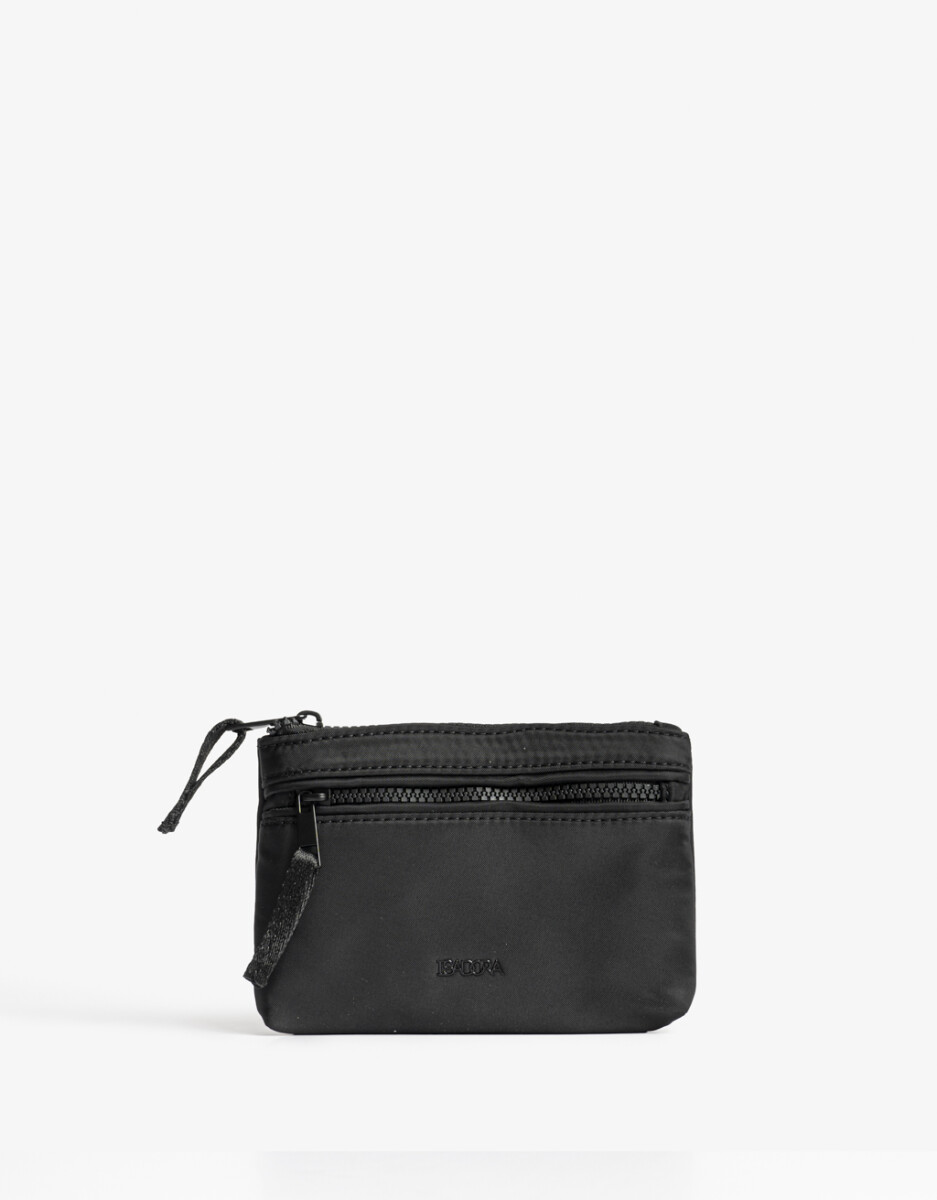 Monedero Nylon Con Bolsillo 