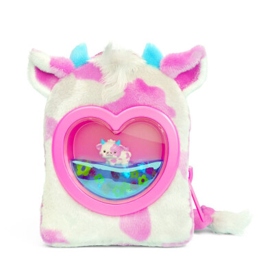 Mini Mochila llavero accesorio Liquid Charms Real Littles Vaca: Moo-Tastic!
